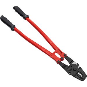 Cortador manual de cables y cuerdas de 24 pulgadas para mangas de aluminio y cobre de 1/16, 3/32, 1/8, 5/32, 3/16 pulgadas - Categoría de producto: Alicates crimpadores de cables - Product Image 2