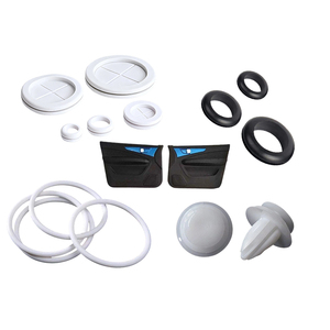 Joints, bagues et rondelles en caoutchouc plastique pour pièces automobiles – Composants moulés blancs et noirs - Product Image 1