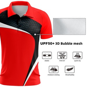 Maillot personnalisé imprimé à séchage rapide en polyester pour équipe de course, équipe de pit crew, chemise respirante pour événement, club, uniforme sportif à manches courtes OEM - Product Image 3
