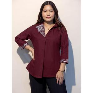 Chemise unie confortable pour femme, coupe moderne, pour tous les jours et les occasions spéciales – Achetez directement auprès du fournisseur - Product Image 1