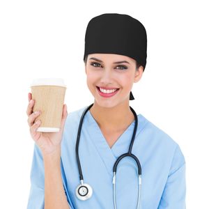 Gorro Quirúrgico Premium de Tela de Lana Peinada con Detección de Agujas para Cabello Largo - Gorro Médico Quirúrgico de Alta Calidad de Secado Rápido para Hombres y Mujeres - Product Image 5