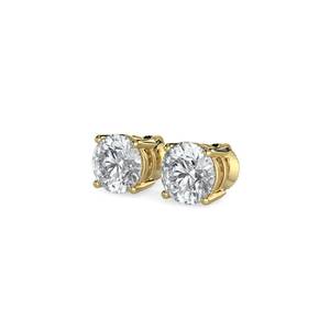 Fast Shipping Regular Classic 6.5mm 925 Sterling Silver D Color VVS Moissanite Stud <b>Earrings</b> for men and women - Product Image 1