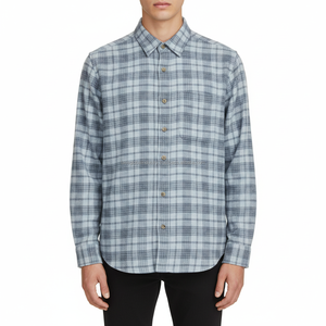 Chemise en flanelle pour femmes, rose, imprimée, à carreaux, manches longues, sur mesure, OEM, vente en gros - Product Image 4