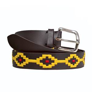 Ceinture Polo en Cuir Véritable Faite à la Main, Étui et Sacs Personnalisés, Vente en Gros de Ceintures Polo en Cuir Véritable pour Hommes LBP-0043B - Product Image 2