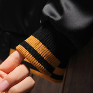 Roaring Tiger Sukajan Souvenir Varsity Jacket Canvas Patchwork Hip Hop Style Winter Thin Coated Quick Dry Breathable Unisex OEM - Product Image 6