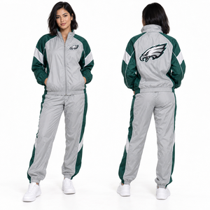 Conjuntos de Chaquetas Cortavientos Personalizadas para Mujer, Ropa Deportiva, Suministro al por Mayor OEM, Ropa de Equipo, Ropa Universitaria, Uniforme de Club, Ropa Urbana de Moda - Product Image 6