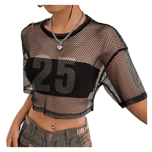 Casual Wear Factory Made Breathable Women <b>Crop</b> <b>Top</b> <b>mesh</b> T shirt Best Quality Women <b>Crop</b> <b>Top</b> Cotton Made Women <b>Crop</b> <b>Top</b> - Product Image 6