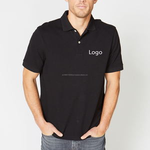 Camisetas de Jersey de Poliéster Sólido de Corte Regular para Hombre al por Mayor, Opciones de Manga Corta Personalizadas OEM para Golf - Product Image 1