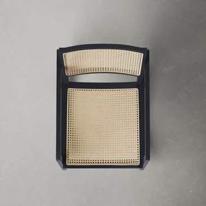 Silla Mecedora de Madera de Teca Sólida OEM Personalizada con Ratán Natural, Proveedor Mayorista Directo de Fábrica para Importadores Globales - Product Image 4