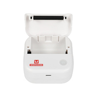Printer Thermal Mini Portabel Hitam Putih dengan Dukungan Barcode USB/ Resolusi Tinggi 203 DPI Tersedia