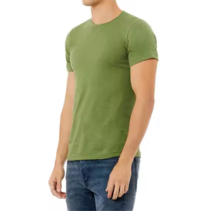 Camiseta de Cuello Redondo 100% Algodón para Hombre y Mujer, de Alta Calidad, con Logotipo Impreso en Serigrafía, Corte Holgado y Extra Grande - Product Image 4