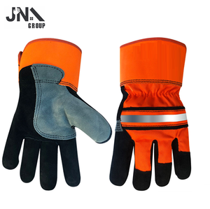 Leather Safety <b>Gloves</b> Working Mechanic <b>Gloves</b> Heavy Duty Rigger Work <b>Gloves</b> - Product Image 3
