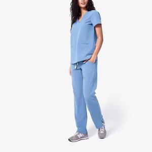 Custom Wide Leg New Nurse Scrub Suit Lab Coat Patterns of Medical Clothing Uniforms Design <b>Material</b> Origin Unisex Gender - Product Image 2