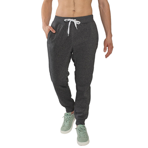 Oem Custom Men's Lightweight Casual <b>Fleece</b> <b>Joggers</b> Premium Sweatpants with Drawstring Closure Polyester/Cotton Blend for Winter - Product Image 4