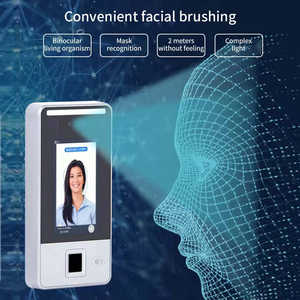 ผลิตภัณฑ์ระบบควบคุมการเข้าถึงไบโอเมตริกซ์ที่เข้าร่วมด้วยการจดจำใบหน้า + ฝ่ามือและโลหะครั่ง - Product Image 3