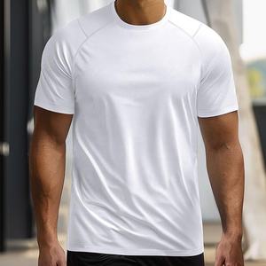 Microfibra verano Fitness compresión de secado rápido para hombres entrenamiento al aire libre correr hombres gimnasio camisa entrenamiento transpirable hombres camisetas - Product Image 4