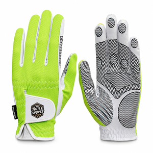 Premium Cabretta Leather Anti-UV Non Slip Outdoor Unisex Golf Gloves Lightweight Full Finger Adjustable Wrist <b>Strap</b> Hook Loop - Product Image 1