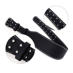 Professional Protection Heavy Duty Cowhide Weightlifting Gym Belt-Adjustable Non-Slip Breathable <b>Back</b> <b>Support</b> for Body Training - Product Image 6