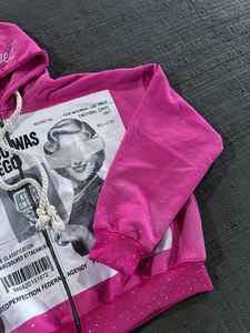 Custom Men's Oversized Baggy Boxy Fit Washed <b>Zip</b> <b>up</b> <b>Vintage</b> Loose Casual Streetwear Rhinestone <b>Hoodie</b> Men - Product Image 3