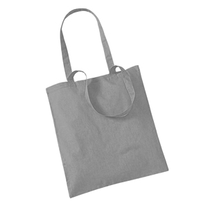 Sac en toile de coton réutilisable et écologique avec longues bandoulières pour les courses et l'emballage de détail - Product Image 2