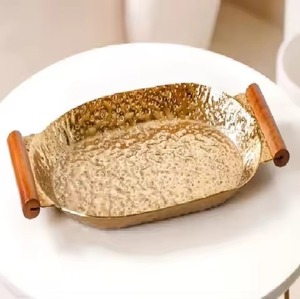 Stylish Finish Metal <b>Chocolate</b> Tray for Sweet Serving Dessert Display Tray <b>Wedding</b> and Party Table Setup - Product Image 1