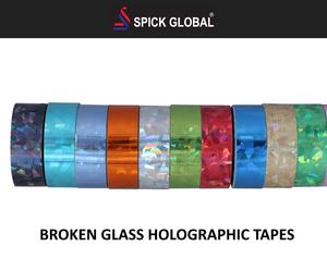 เทปกาวลายกระจกแตกโฮโลแกรมสำหรับงานฝีมือและกรอบรูป (ขายส่ง) - Product Image 2