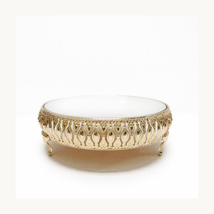 Support à gâteau en métal de qualité supérieure, présentoir à pâtisserie personnalisé de luxe, élégant, nouvelle arrivée, fournitures pour buffet d'hôtel - Product Image 1