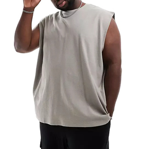 เสื้อกล้ามตาข่ายระบายอากาศ แห้งเร็ว เป็นมิตรกับสิ่งแวดล้อม สำหรับผู้ชาย โชว์กล้ามเนื้อ เสื้อยืดกีฬาแขนกุด แบบสั่งทำพิเศษสำหรับคลับ - Product Image 2