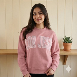 Pull-over élégant en mélange de coton à col montant |   Vêtements de loisirs pour clubs privés en gros |   Sweat-shirt de luxe pré-rétréci à grammage élevé - Product Image 3