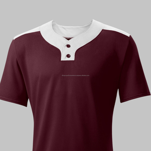 Maillot de baseball personnalisé de haute qualité tissu à mailles en polyester recyclable respirant à séchage rapide maillot de baseball unisexe - Product Image 4