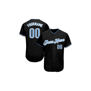 Maillot de baseball personnalisé respirant à manches courtes avec boutons, uniforme d'équipe par sublimation 100 % polyester, fabricant OEM ODM, vente en gros - Product Image 2