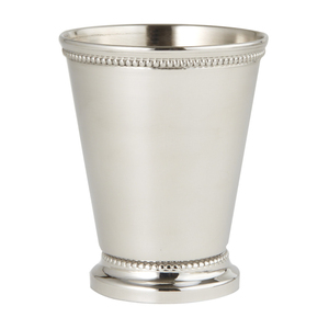 Verre à cocktail classique en acier inoxydable pour Mint Julep, design perlé, finition martelée, ustensile de bar en métal pour fêtes et bar à domicile - Product Image 6