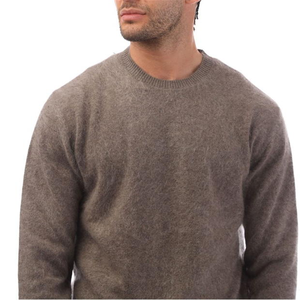 Sweat-shirt d'hiver personnalisé pour homme, 100 % coton, col montant, motif uni, style décontracté américain, en maille, avec capuche - Product Image 4