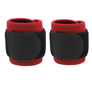 Sangles de soutien du poignet bleues réglables avec fermeture à boucle pour la musculation et l'entraînement en force, unisexe - Product Image 2