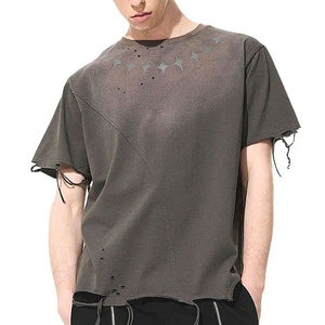 เสื้อยืดผู้ชายไซส์ใหญ่ สไตล์ลำลอง ผ้าฝ้าย 100% ทรงปกติ แห้งเร็ว ระบายอากาศดี เป็นมิตรกับสิ่งแวดล้อม - Product Image 1