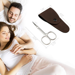 Tijeras para Uñas de Manos y Pies con Acabado Satinado, Tijeras Curvas para Manicura y Cutículas, Tijeras para Cortar Uñas con Hoja Curva - Product Image 3