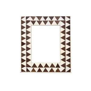 Cadre photo élégant fait main en os incrusté, support d'affichage de photos en bois de designer pour chambre de luxe, salon, bureau - Product Image 6