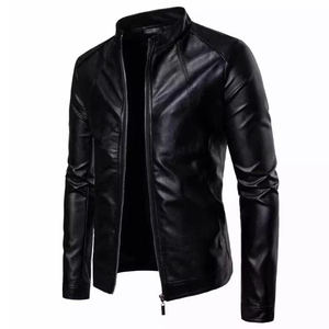 Leather Jacket for Men's Wholesale Fashion Men <b>Genuine</b> Leather Jacket - Product Image 1