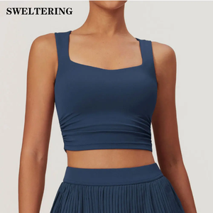 SWELTERING Yoga Bra Workout for Women Underwear Gym Workout Crop Tank High Waist <b>Shorts</b> Bra for Women Outfits Fitness Running - Product Image 1