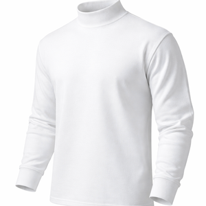 Wholesale Custom <b>Men's</b> Mock <b>Turtle</b> <b>Neck</b> Shirts 100% Cotton - OEM Factory Direct Supplier - Product Image 3