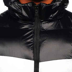 Fully Customized <b>Men's</b> <b>Waterproof</b> Canvas Puffer <b>Jackets</b> Polyester Wadding Filled <b>Winter</b> DDP Shipping - Product Image 2