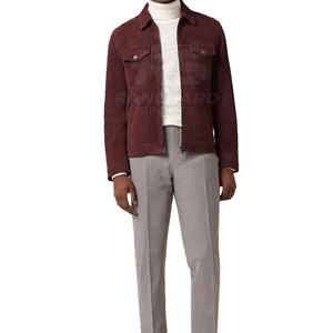 Mens Urban Suede <b>Leather</b> <b>Jacket</b> Soft Touch Genuine Suede Slim Fit Winter Street Fashion <b>Retro</b> Mens Suede <b>Leather</b> <b>Jacket</b> - Product Image 2