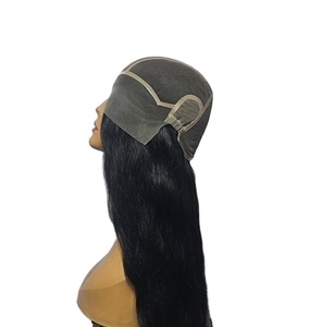 Perruque complète 26 pouces 100% cheveux humains Remy indiens, ondulation naturelle, Lace Front, qualité supérieure, densité moyenne, Taz Hair Bd, perruque sans colle - Product Image 4