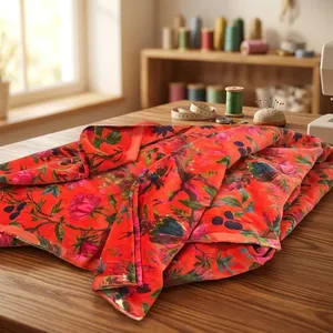 Tela flameada de algodón y lino teñida para cortinas y mesa, funda de cojín de cortina de terciopelo y decoración del hogar, cortinas, cojín de terciopelo para mesa - Product Image 4