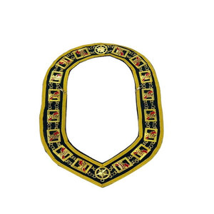 Masonic Chain <b>Collar</b> Premium <b>Metal</b> Design With Detailed Perfect For Formal Regalia Events Elegant Finish Durable Quality - Product Image 1