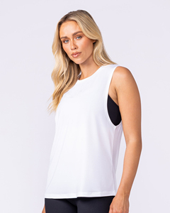 Débardeur décontracté pour femme, violet, avec rubans, 100% coton - Product Image 2