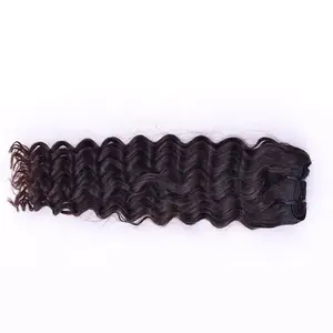 Cheap Human Hair 100% Lab Tested Hair Deep Wave Bundles With Closure Natural curly and Bone Straight Top Style Double Drawn Hair