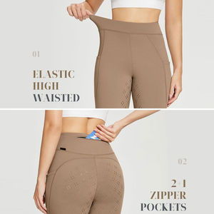 Pantalones de equitación con costuras duraderas y movimiento fácil, con tela suave al tacto y comodidad equilibrada. - Product Image 4