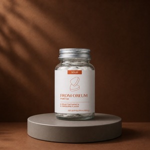 [FROM OREUM] Pasta de Dientes Sólida para Hoteles, Sabor Mandarina de Jeju, 60 Tabletas, para Suministro de Baño de Huéspedes - Product Image 4