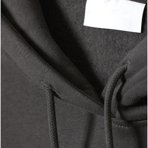 Sudadera con Capucha de Forro Polar para Hombre, Color Sólido, Corte Regular, Informal, con Bolsillo Delantero, para Otoño - Product Image 5